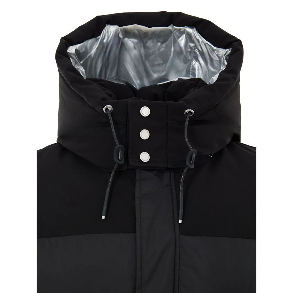 Moose Knuckles Black Nylon Jackets And Coat - M