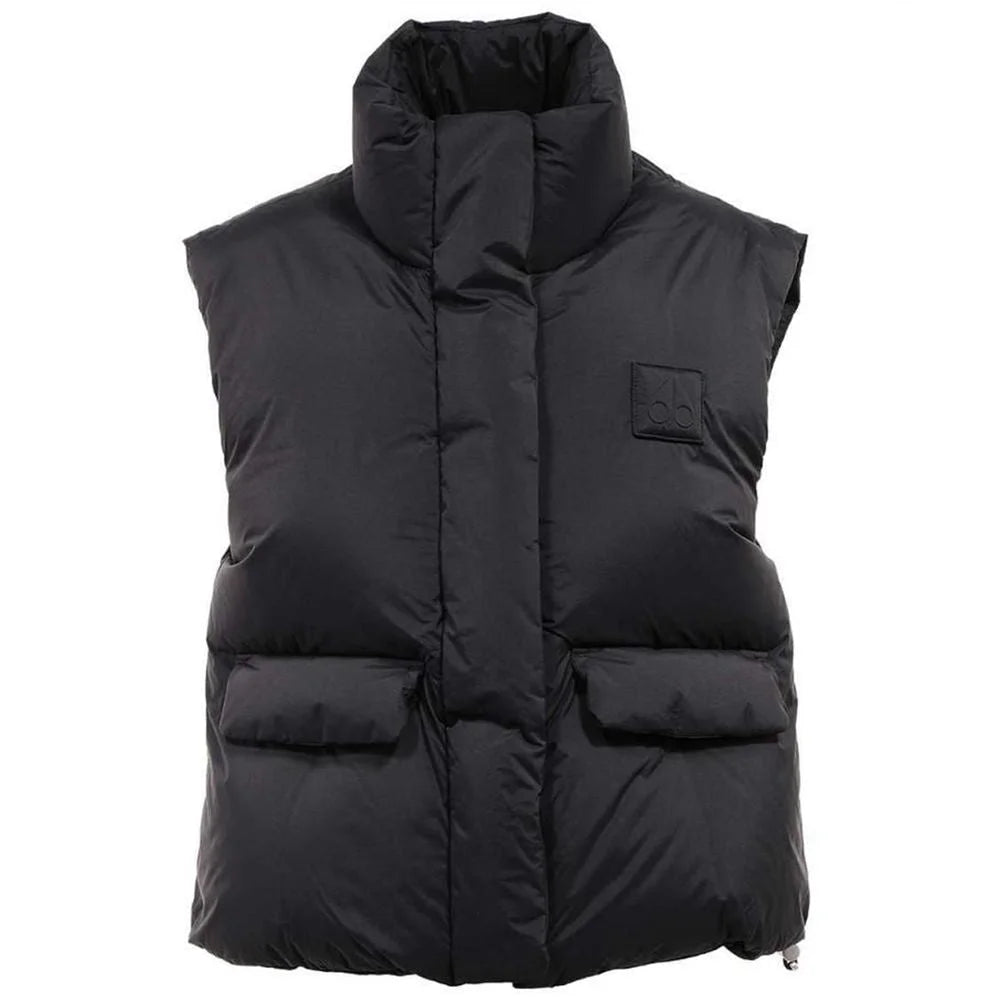 Moose Knuckles Black Nylon Women Vest - Vests