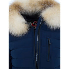 Moose Knuckles Blue Cotton Coat - S