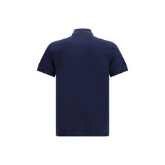 Moose Knuckles Blue Cotton Polo Shirt