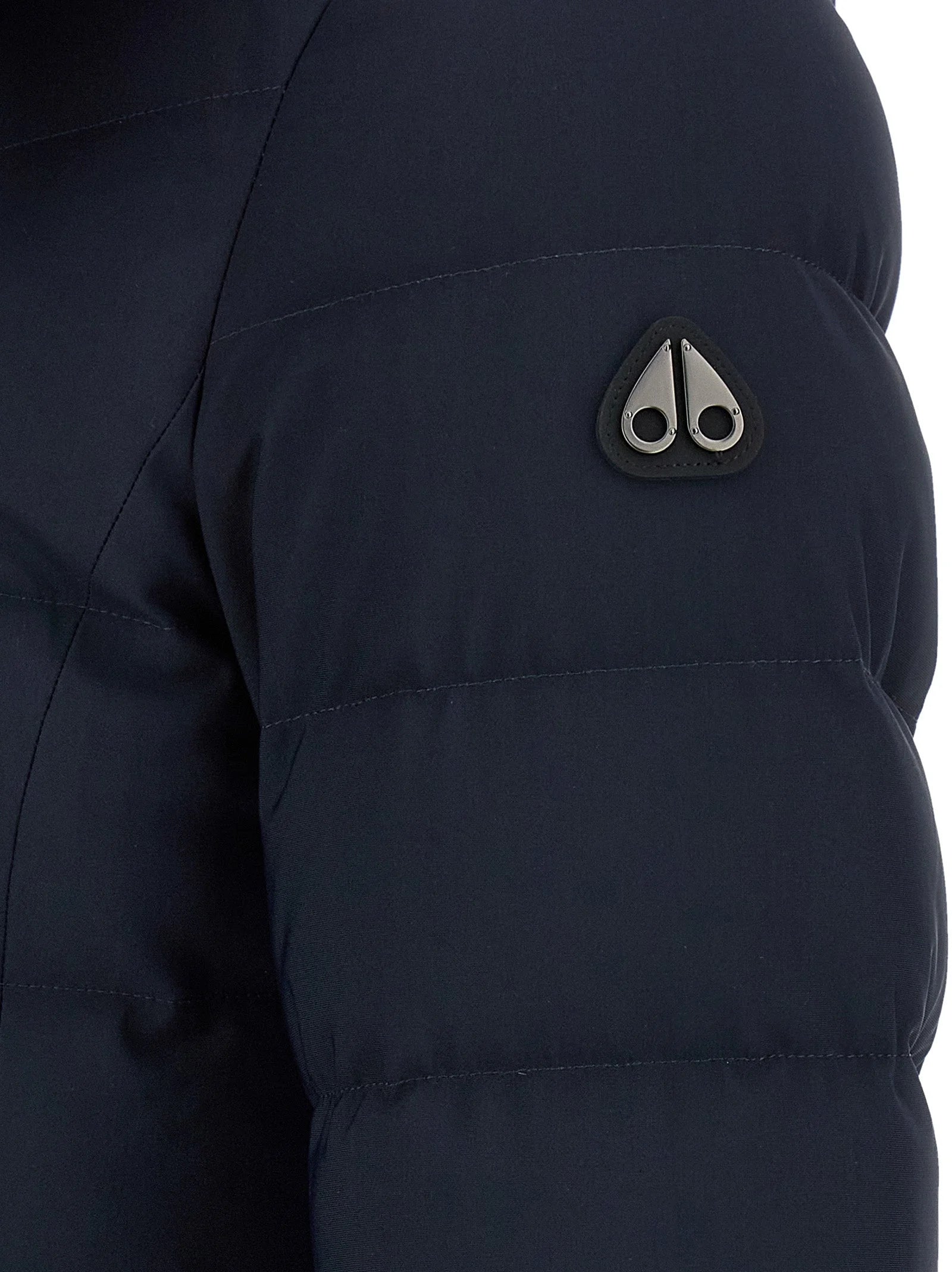 Moose Knuckles Blue Nylon Parka - L