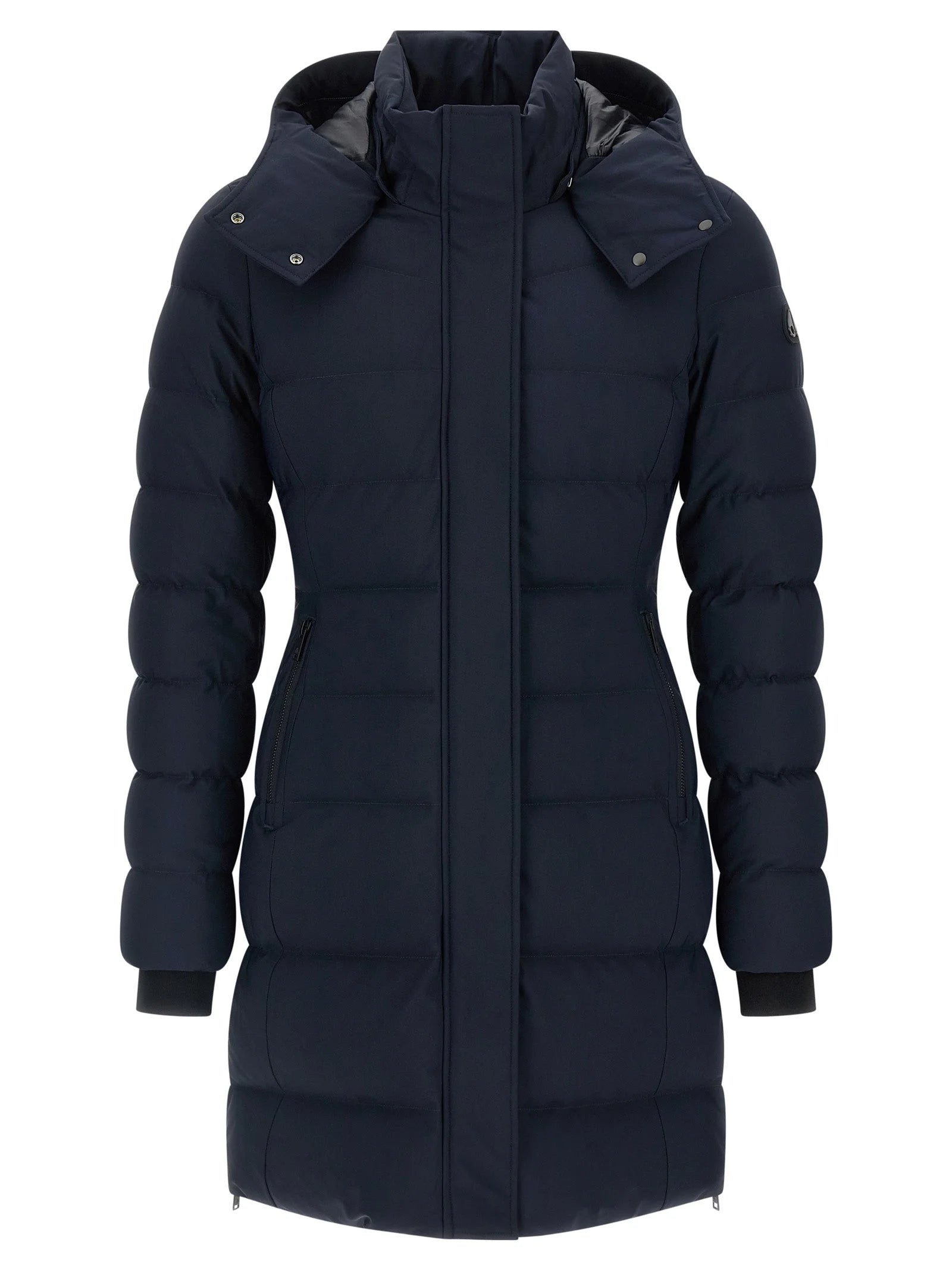 Moose Knuckles Blue Nylon Parka - L