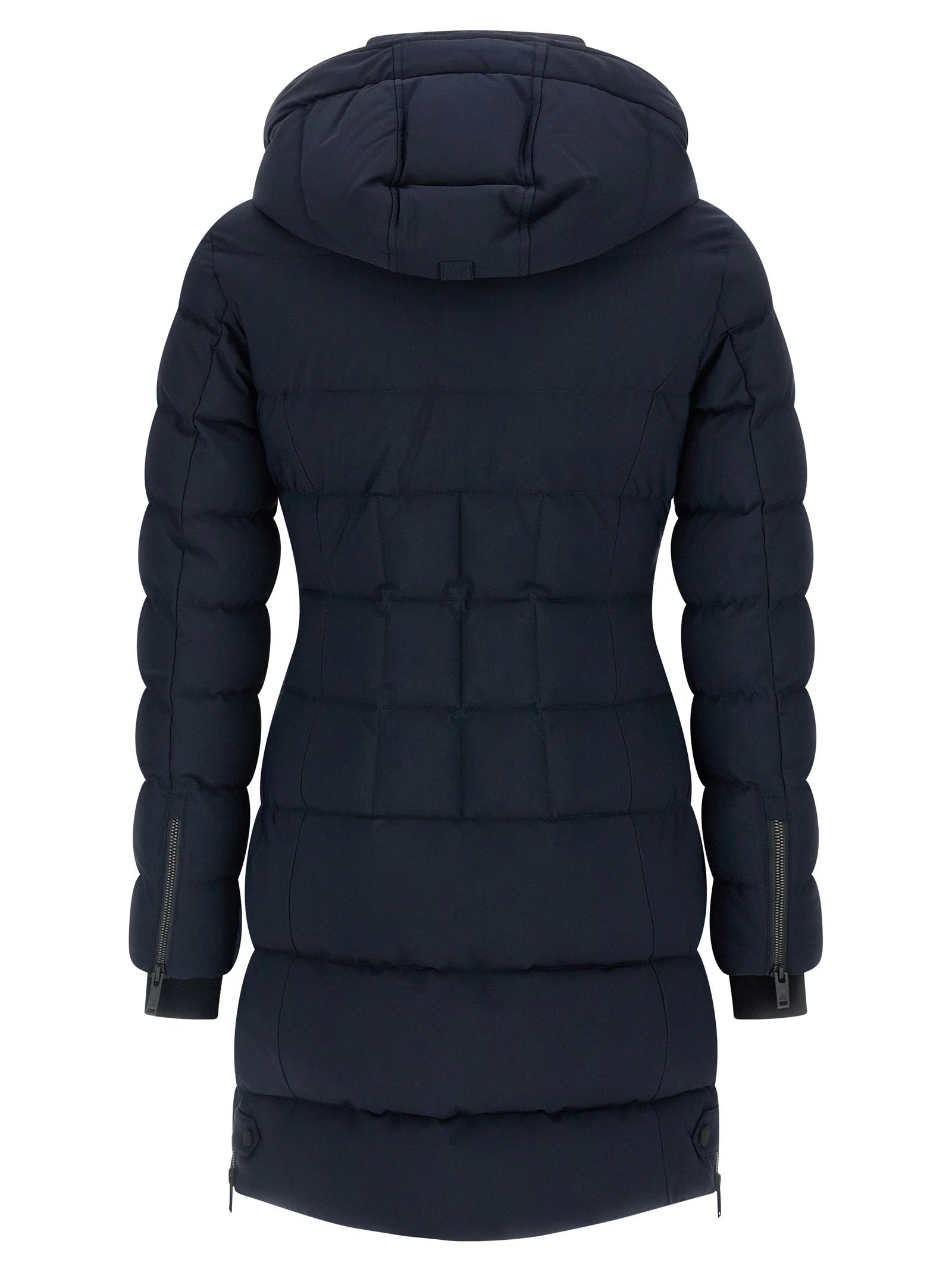 Moose Knuckles Blue Nylon Parka - L