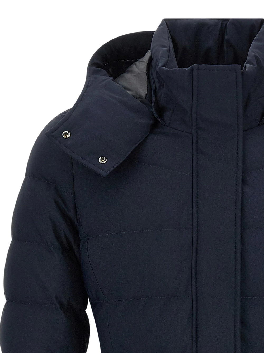 Moose Knuckles Blue Nylon Parka - L