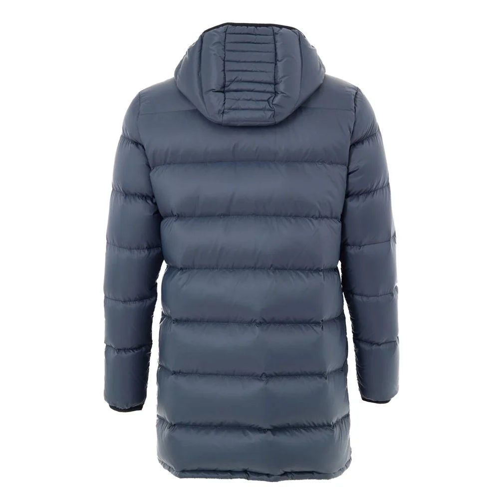 Moose Knuckles Gray Nylon Coat - M