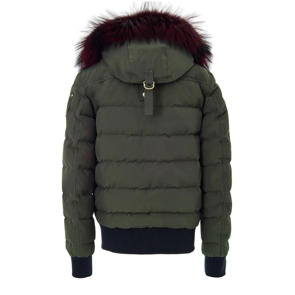 Moose Knuckles Green Cotton Bomber - S