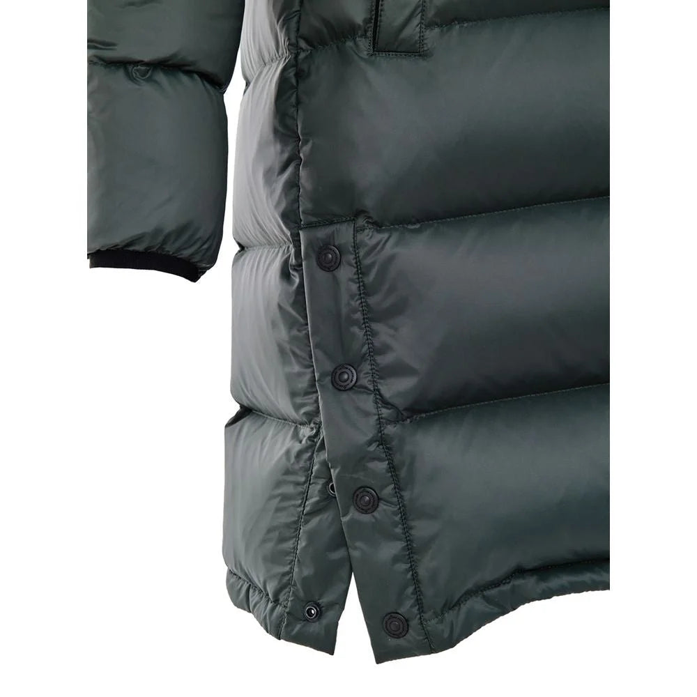 Moose Knuckles Green Cotton Full-Length Jacket - S