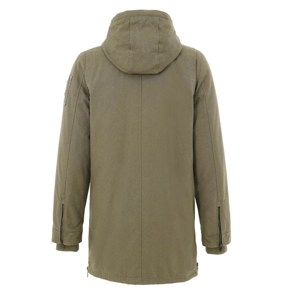 Moose Knuckles Green Cotton Parka - M