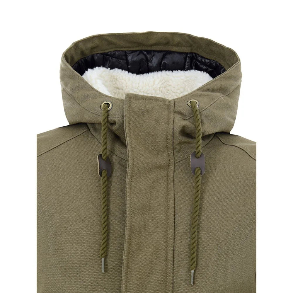 Moose Knuckles Green Cotton Parka - M