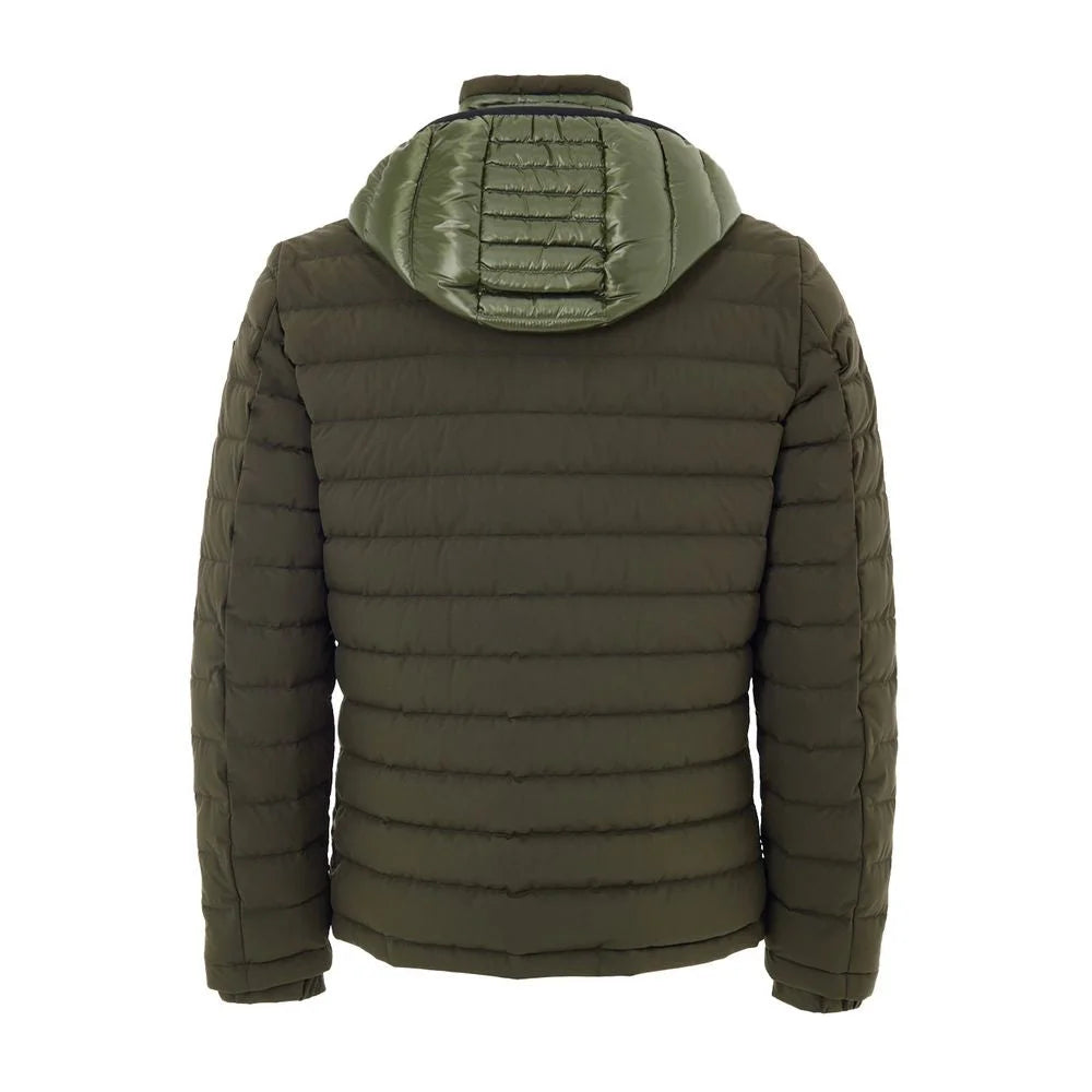 Moose Knuckles Green Nylon Coat - M