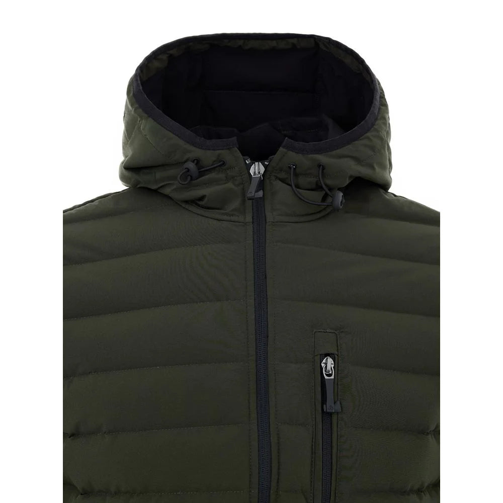 Moose Knuckles Green Nylon Full-Length Jacket - S