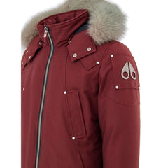 Moose Knuckles Red Nylon Parka - M