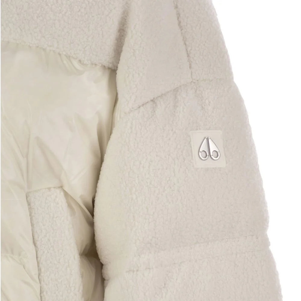 Moose Knuckles White Nylon Jackets & Coat - Puffer Jackets