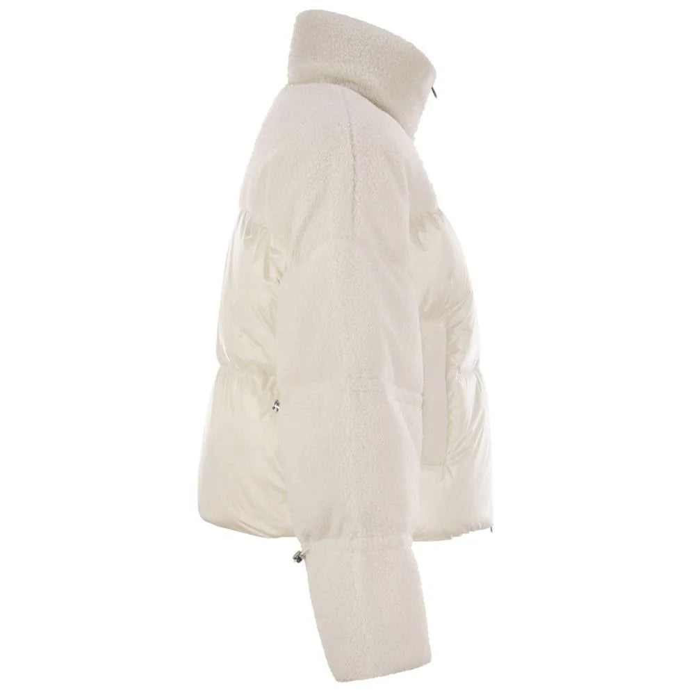 Moose Knuckles White Nylon Jackets & Coat - Puffer Jackets