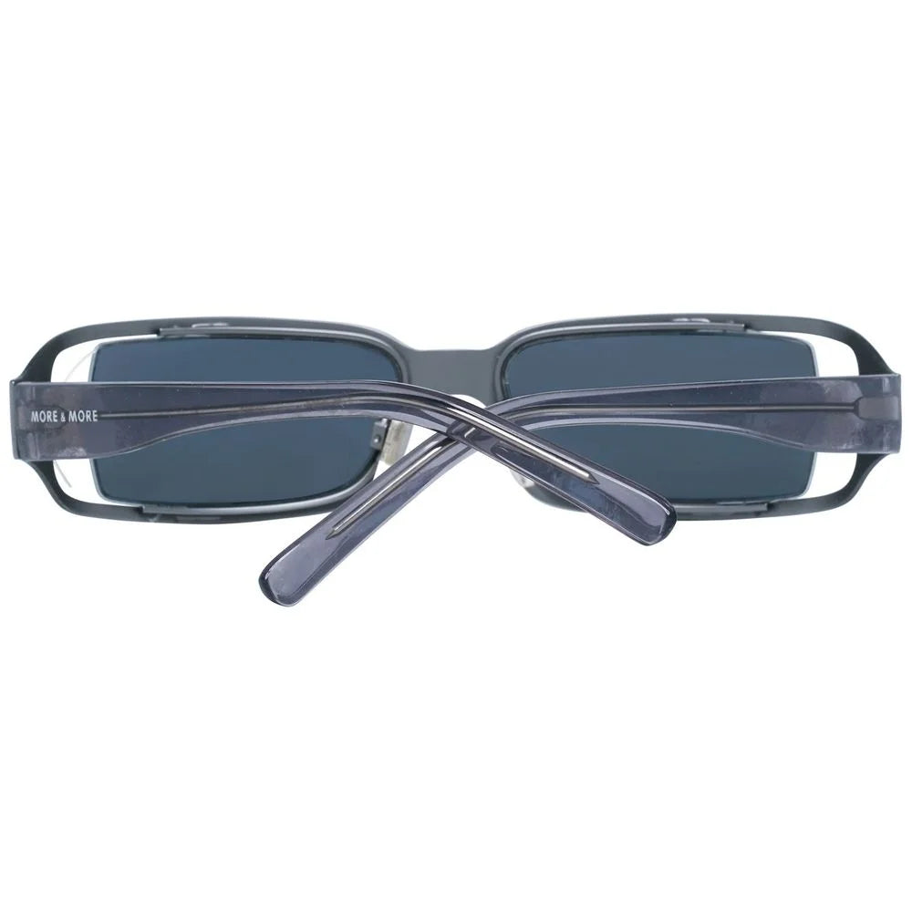 More & More Gray Metal Sunglasses