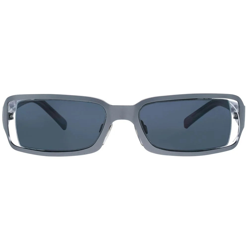 More & More Gray Metal Sunglasses