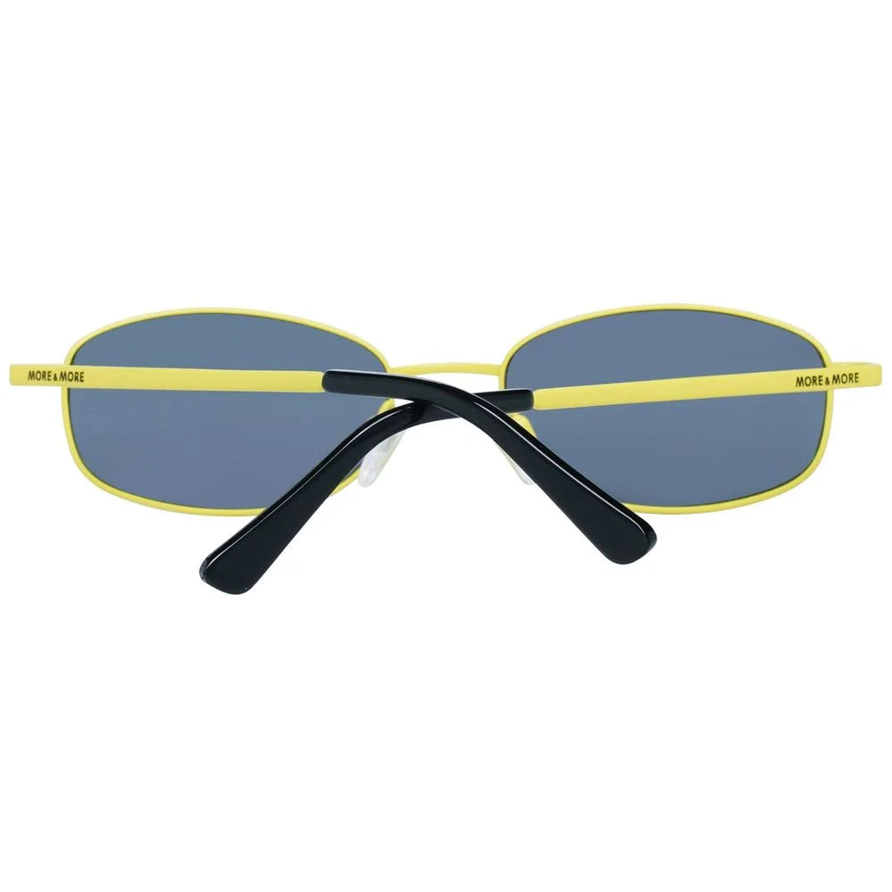 More & More Yellow Metal Sunglasses - Sunglasses
