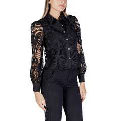 Morgan De Toi Black Polyester Blouse - IT36|XXS