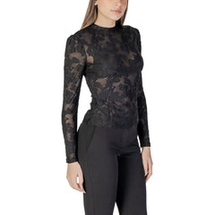 Morgan De Toi Black Polyester Long Sleeve - IT38|XS - T-Shirts