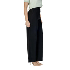 Morgan De Toi Black Polyester Pant - 34 | XXS - Trousers