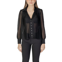 Morgan De Toi Black Polyester Shirt - IT36|XXS