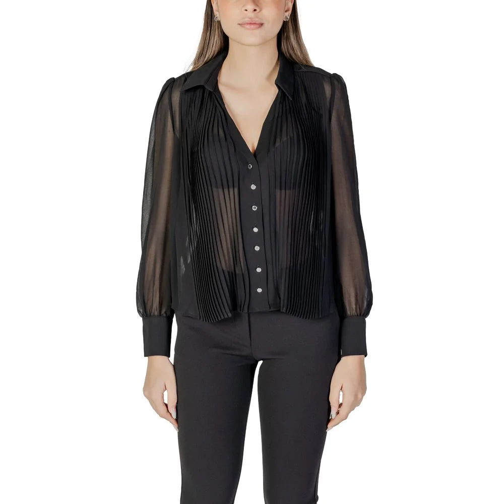 Morgan De Toi Black Polyester Shirt - IT36|XXS - Shirts