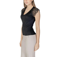 Morgan De Toi Black Recycled Polyester Tank Top - IT38|XS - Tank Tops