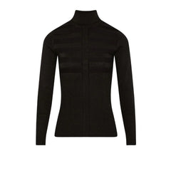 Morgan De Toi Black Viscose Turtleneck - Sweaters
