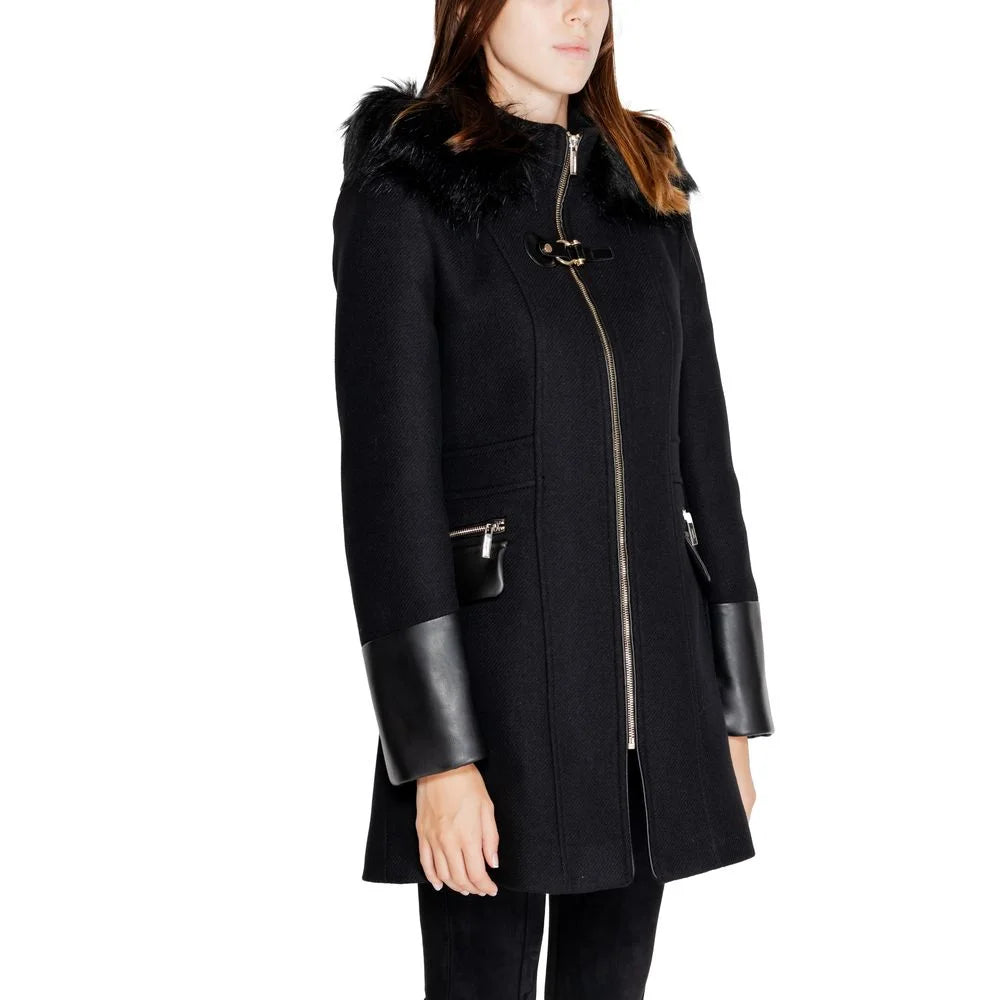 Morgan De Toi Black Wool Coat - 34 | XXS