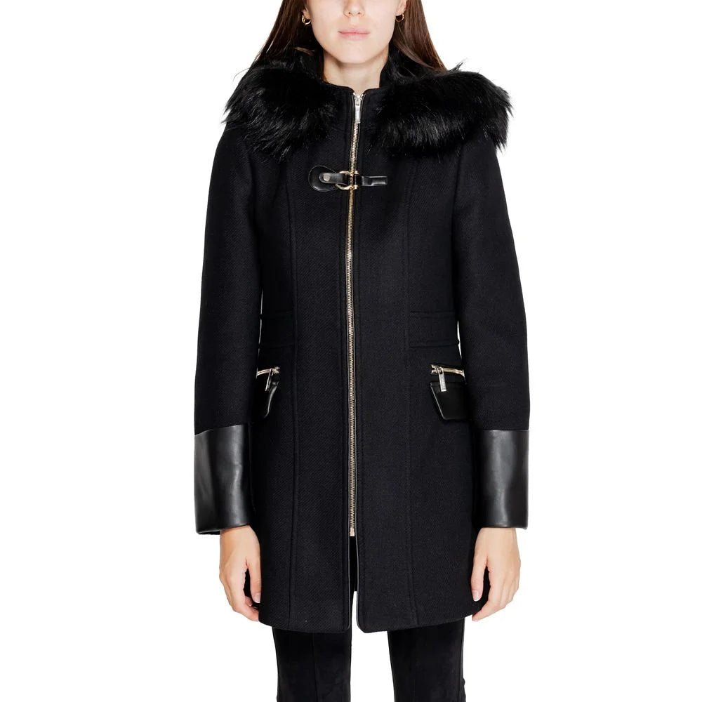 Morgan De Toi Black Wool Coat - 34 | XXS