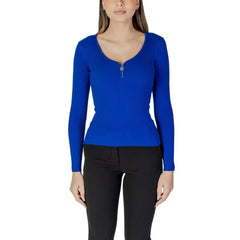 Morgan De Toi Blue Polyamide Sportswear - IT42|M - Sweaters