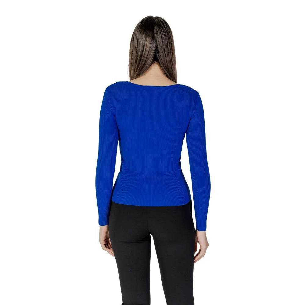 Morgan De Toi Blue Polyamide Sportswear - IT42|M - Sweaters