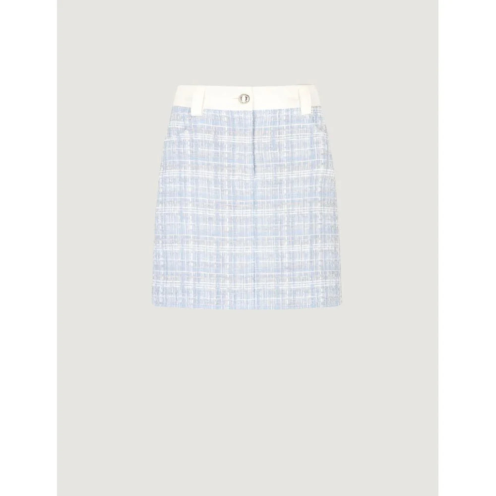 Morgan De Toi Blue Polyester Mini - IT42|M - Skirts