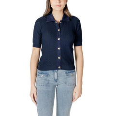 Morgan De Toi Blue Polyester Sweater - IT42|M
