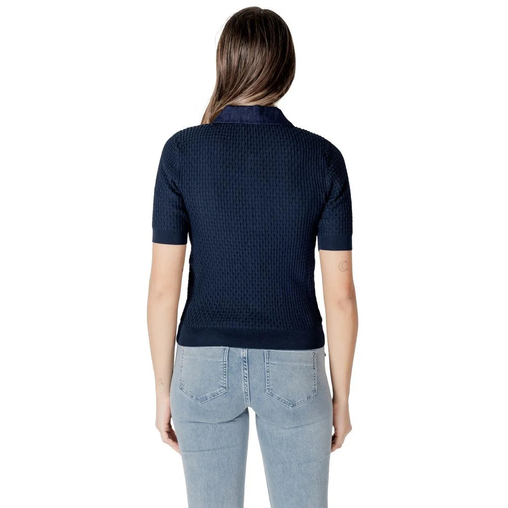 Morgan De Toi Blue Polyester Sweater - IT42|M