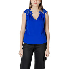 Morgan De Toi Blue Polyester Tank Top - 34 | XXS - Tank Tops