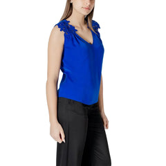 Morgan De Toi Blue Polyester Tank Top - 34 | XXS - Tank Tops