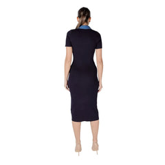 Morgan De Toi Blue Viscose Long - Dresses