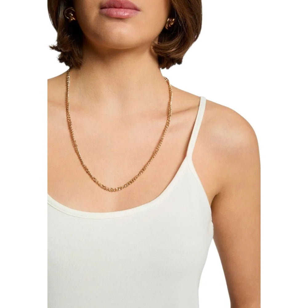 Morgan De Toi Cream Cotton Tank Top - IT40|S - Tank Tops