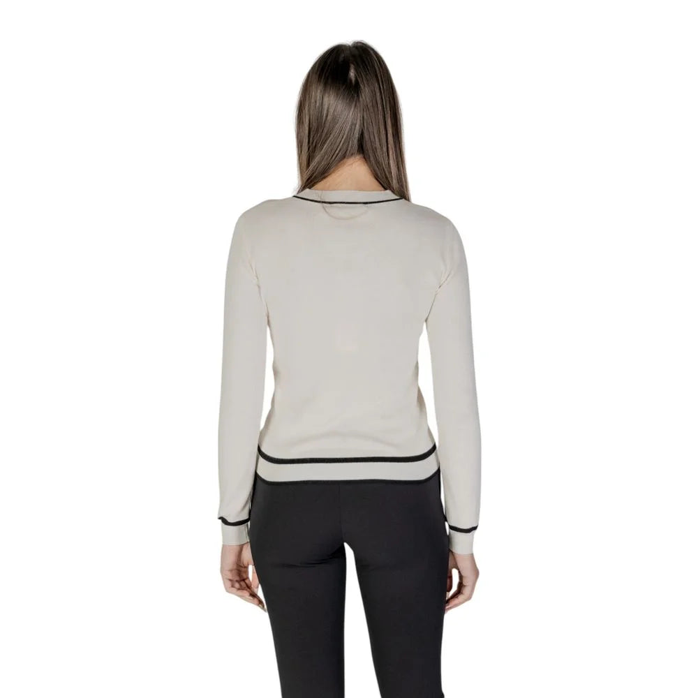 Morgan De Toi Cream Viscose Sportswear - IT40|S - Sweaters