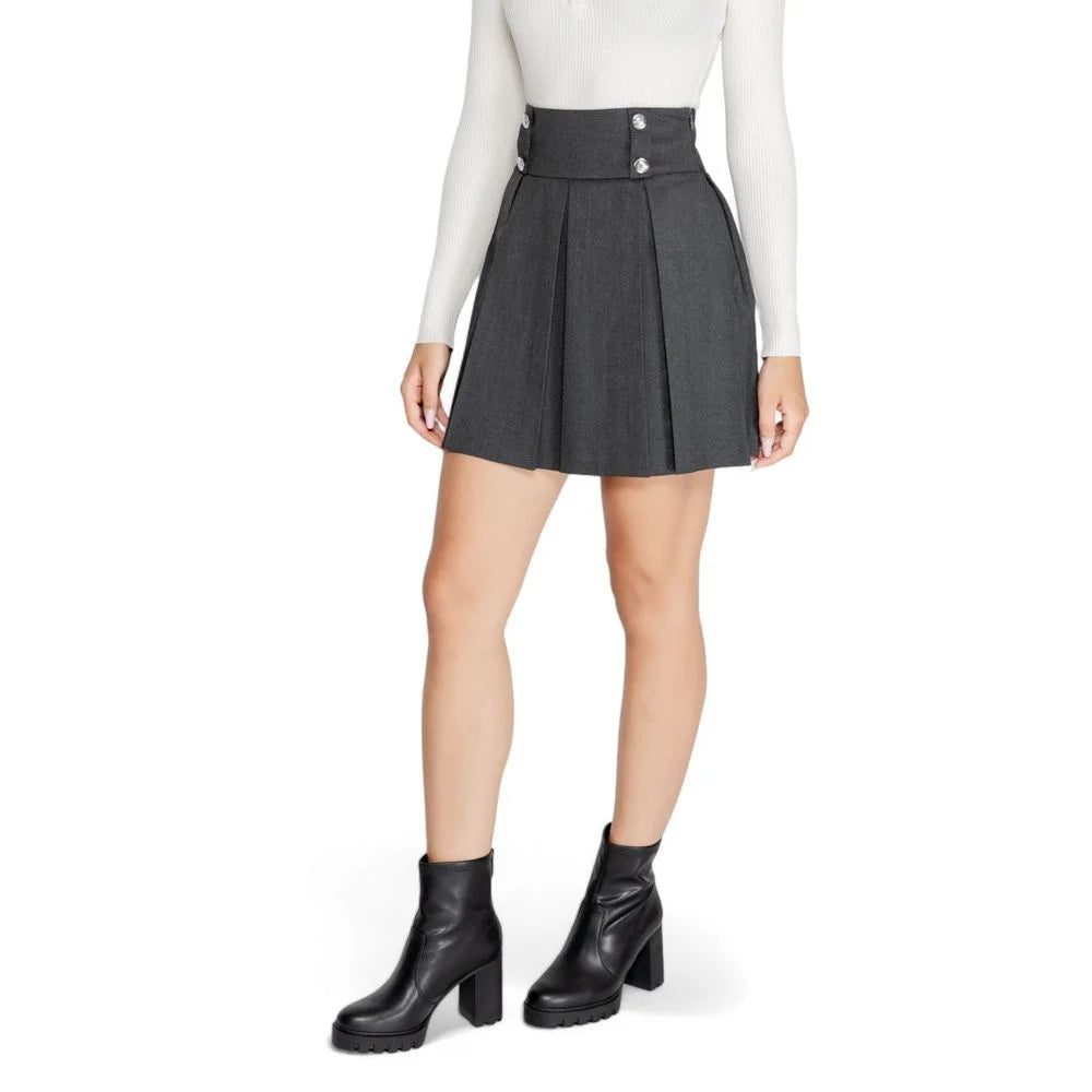 Morgan De Toi Gray Polyester Mini - 34 | XXS - Skirts
