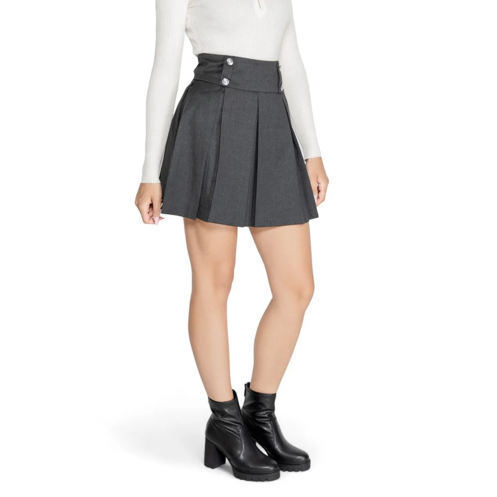 Morgan De Toi Gray Polyester Mini - 34 | XXS - Skirts