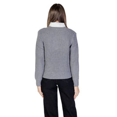 Morgan De Toi Gray Viscose Sweater - IT44|L - Sweaters