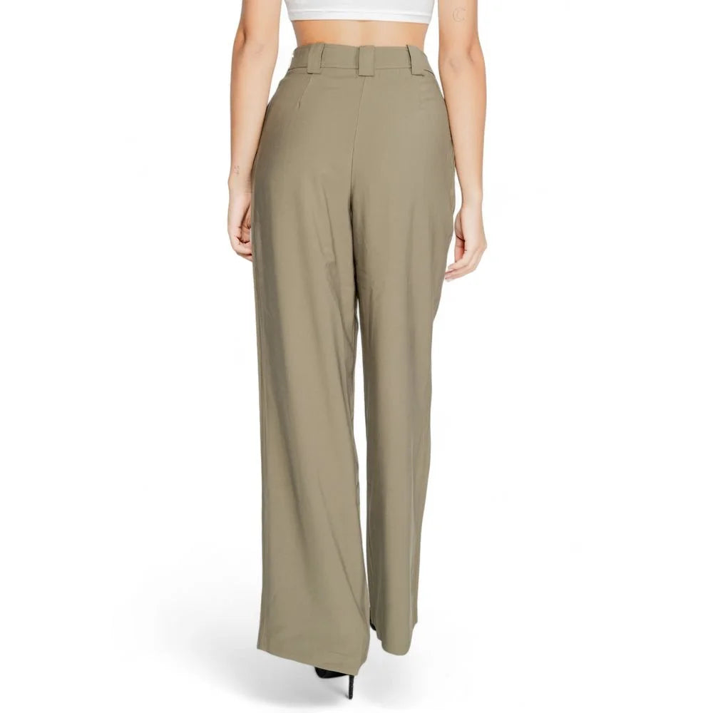 Morgan De Toi Green Cotton Pant - IT40|S - Trousers