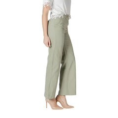 Morgan De Toi Green Cotton Relaxed Fit Jean - Jeans