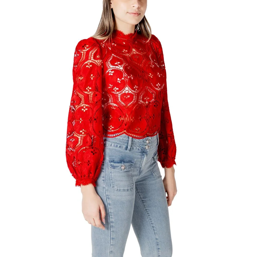 Morgan De Toi Red Polyester Blouse - IT36|XXS - Blouses