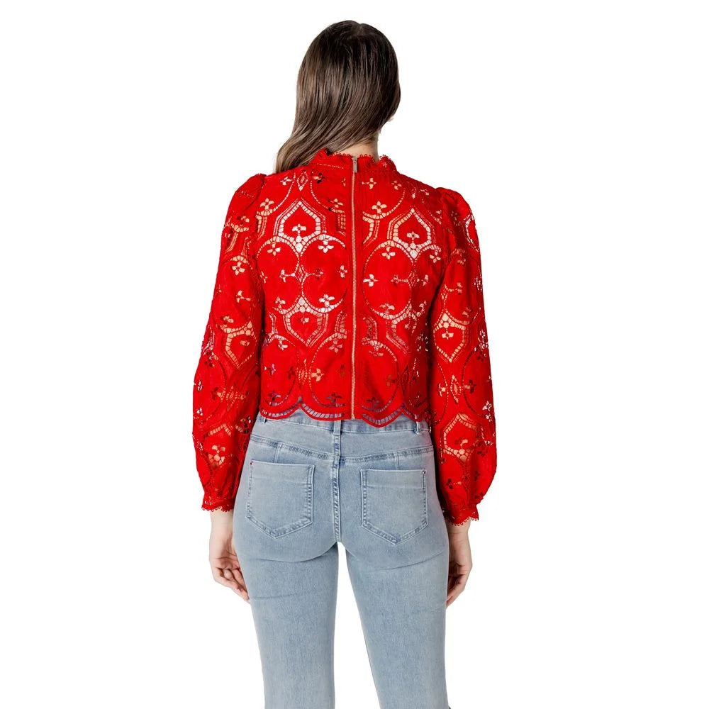 Morgan De Toi Red Polyester Blouse - IT36|XXS - Blouses