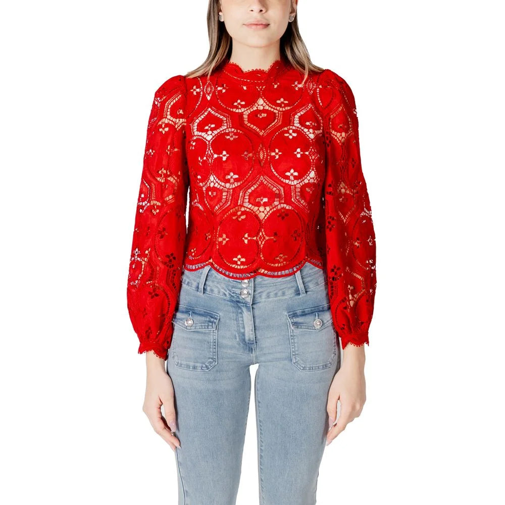 Morgan De Toi Red Polyester Blouse - IT36|XXS - Blouses