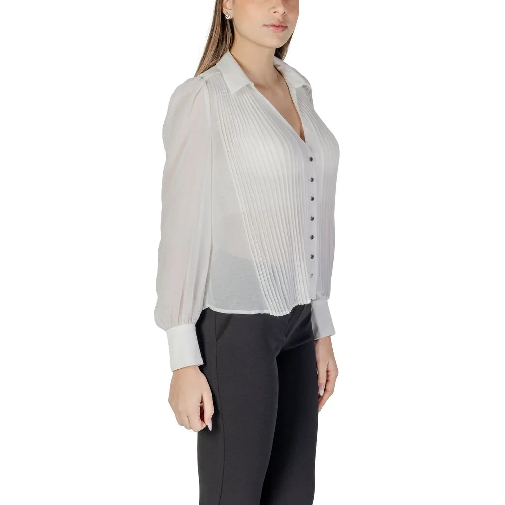 Morgan De Toi White Polyester Shirt - IT38|XS - Shirts