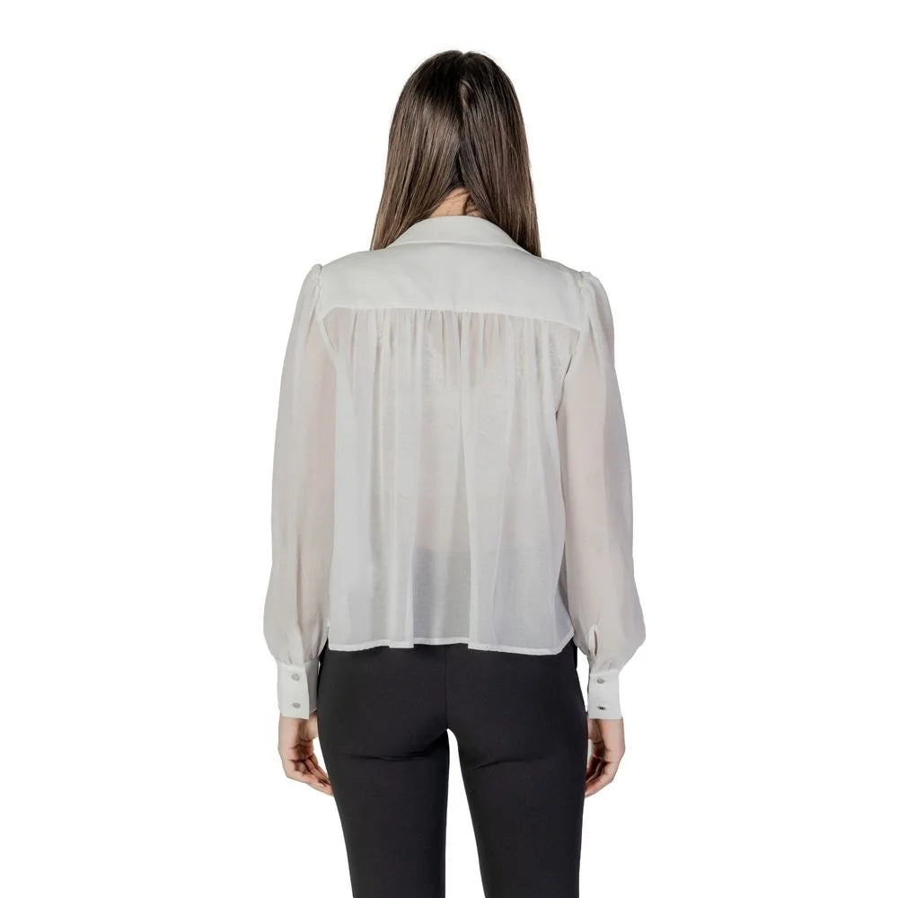 Morgan De Toi White Polyester Shirt - IT38|XS - Shirts